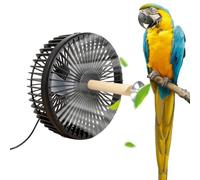 Genérico Pet Cage Fan 2-Speed Quiet USB Crate Mount For Dogs, Cats & Birds