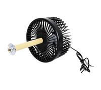 Genérico Pet Cage Fan - l Dog KennelQuiet Cooling System, 2 Speed Indirect Airflow Fan for Bird Cages Dog Crates Cat Kennels | Summer Cooler for Parrots Cockatiels Lovebirds Conures Parakeets