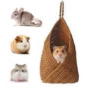 Genérico Pet Cage Hammock - Double-Layer Hanging Cage Soft Hamster Bed, Hammocks For Cages Plush Guinea Pig Hammocks Hamster Hammock FerretChinchilla Veterinarians Living Room Bedroom Study Office