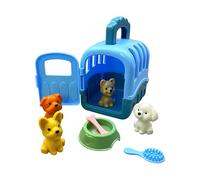 Genérico Pet Care Cage Play Set - Miniature Educational Pet Toy Collection
