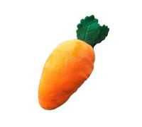 Genérico Pet Carrot Toy, Kitten Cleaning Toy, 6.3x3.15x1.18 Inches Dog Squeaky Chew Toys for Aggressive Chewers, Green and Orange Stuff Toys for Training and Cleanings, Material Plush
