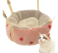 Genérico Pet Cat Hammock - Plush Hanging Bed, Warm Soft Cage with Anti-Skid Base, Adjustable Straps and Hooks | For Cats, Kittens, Ferrets, Rabbits, Small Pets, Indoor Home, Window