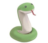 Genérico Pet Cat Plush Toy, Interactive Kitten Snake, 1.97x14.57in Boredom Reducing Toy, Soft Plush Design, Safe and Authentic for Small Medium Cats, Indoor Playtime Use