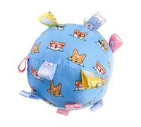 Genérico Pet Chew Toys, Puppy Squeaky Ball, Bite-Resistant Toy, Cotton Material, Teeth Cleaning Supplies, Indoor Outdoor Playtime, 5.91x5.91x5.91 Inches, Blue Color, 1 Pack