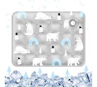 Genérico Pet Cooling Mat Bed - 30x40cm PVC Gel Dog Pad, Heat Relief Water Filled Cooling Cushion, Portable Summer Pet Sleeping Mat, Anti Heat Bed | Pad For Dogs Small Medium Large Summer Co