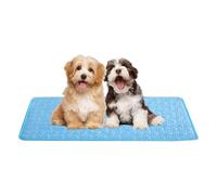 Genérico Pet Cooling Mat, Summer Dog Sleeping Pad, Cooling Bed Surfaces, Breathable Lightweight Design for Indoor Outdoor Kennel Crate Couch Car Seat Travel Camping Beach Floor Blue Color