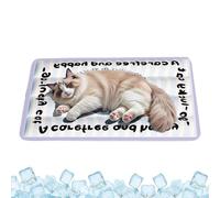 Genérico Pet Cooling Mat Summer Ice Pad - Gel PVC 60x90cm Breathable Cool Sleeping Mat - Long Lasting Cooling Gel Non Slip Bottom For Cats Dogs - Washable Indoor Outdoor