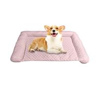 Genérico Pet Cooling Pad, Waterproof Breathable Dog Ice Rug, Portable Cooling Mat for Apartment, Lawn, Travel, Garden, Car, and Indoor Use, 19.69x11.81 Inches, Pink, Blue