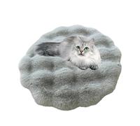Genérico Pet Cushion - Round Machine Washable Anti-Slip Mat, Soft Puppy and Kitten Crate Cushion for Camping, Travel, Shelter, Backyard, Balcony, RV, Kennel, Sofa, and Floor Comfort, 11.81 Inches