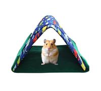 Genérico Pet Den - Ferret Bed Tent House, Small Animal Triangular Shelter Cave, Resting Enclosure with Soft Interior Design, Small Pet Habitat for Daily Use, Ferret Bed, Indoor Living Use