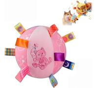 Genérico Pet Dog Toy, 15cm Soft Stuffed Ball with Cotton Material and Built-in Bell, Fun Interactive Elastic Chew Toy, for Small Medium Dogs Indoor Play