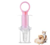 Genérico Pet Feeding Syringe - 5.1 Inch Pet Medicine Syringe | PP Silicone Feeding Tool - Easy Clean Two-Way Dosage Control for Puppies Kittens Small Animals Safe feedings