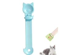 Genérico Pet Food Spoon-Lickable Cats Treats Spoon, Squeeze and Serve Cat Spoon, Reusable, Easy Feeding, Multi-Function Cats Treat Feeder for Wet Food (Blue)