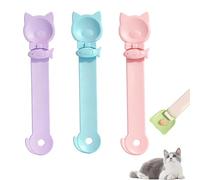 Genérico Pet Food Spoon-Lickable Cats Treats Spoon, Squeeze and Serve Cat Spoon, Reusable, Easy Feeding, Multi-Function Cats Treat Feeder for Wet Food (3PCS)