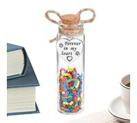 Genérico Pet Hair Memorial Keepsake - Ashes Cat Whisker Glass Bottle,