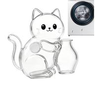 Genérico Pet Hair Memorial Keepsake - Clear Cute Magnetic Cat Whisker Holder Storage Box 2 In 1 Transparent Pet Hair Memory Box Souvenir Display For Fridge Metal Surfaces