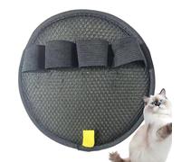 Genérico Pet Hair Remover Glove - Double Sided Grooming Reusable Washable | Round Shape Hair Removal Effective | Cats Dogs Puppy Kitten Home Office Indoor Couch Carpet Car Seat