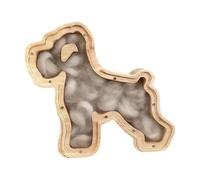 Genérico Pet Hair Storage Box Wooden Storage Case with Transparent Window