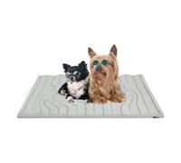 Generico Pet Ice Mat, Dog Cooling Pad, Double-Sided Summer Mat, Soft Wear-Resistant, Pressure-Activated, Medium Size Blue, Ideal for Floor Crates Car Seats Outdoor