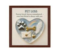 Genérico Pet Loss Hug - Pocket Animal Keepsake | Portable Dog Memorial Card for Pet Parents, Animal Lovers, Friends, Family, Shelters, Birthdays, Holidays, Themed Events, Home, Sympathy Gift