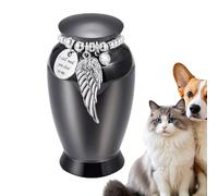 Genérico Pet Memory Urn - Cat Ash Container for Funeral | Aluminum Alloy with Compact Keepsake Design, Cremation Storage Jar, Animal Remembrance Holder for Puppy Kitten Shelf