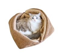 Generico Pet Nest for Cats, Cat Sleeping Bed Warm Foldable Double-Sided Nest, Multifunctional Kitten Bed Warm Pad for Kitten Puppy Small Dog Winter Fall Seasons Home Apartment Travel Outdoor