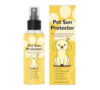 Genérico Pet Physical Sunscreen Spray - UV Protection Lick-Safe | Soothing Moisturizing Formula For Dogs Cats | Travel-Friendly Sun Care