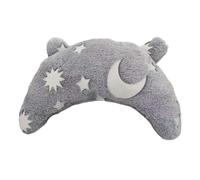 Genérico Pet Pillow, Soft U Shape Pillow, Plush Neck Support, Glow-in-The-Dark Comfort, Calming Use, Ideal for Dogs Cats Travel Rest, 14.96x9.45x3.15 Inches, Gray Color, 1 Piece