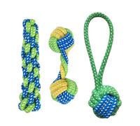 Genérico Pet Rope Toy, Dog Tug of War Rope, Bite-Resistant Chew Toy, Compact Teeth Cleaning Puppy Plaything, Interactive Play & Training Accessory, for Indoor & Outdoor Use