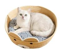 Genérico Pet Sleeping Cave, Washable Cat Dog Bed, Scratch Proof Mat, Indoor Outdoor Kitten Dog House for Home Garden Porch Balcony Barn Soft Comfortable Resting Sleeping Mat, Portable Lightweight