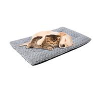 Genérico Pet Sleeping Mat, Soft Rose Velvet Cushion, Comfortable Dog Cat Bed, Lightweight Washable Pad, 50 x 70 cm, Transpirable Plush, Resting Mat for Home Or Travel, 400 g