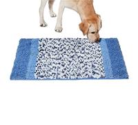 Genérico Pet Snuffle Mat - 18x18 Inches Slow Feeder Sniffing Pad for Training, Stress Comfort with Non-Slip Design, Treat Dispenser for Dogs and Cats, Soft Polar Fleece, Portable Washable Toy