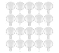 Genérico Pet Squeaker Inserts - Dog Toy Repair for Plush Restoration | PP Crafted Round Double Tone, 20 Piece Pack, Sounder Supply for Doll Fixing, Toymakers Accessory for Owners and Crafters