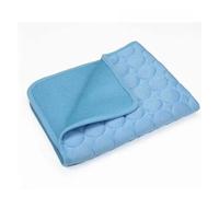 Genérico Pet Summer Bed Dog Cooling Ice Mat Cat Cold Extra, Compatible For All Size Puppy Supplies Accessories Washable Sofa Blanket(Blue,M 60X50)