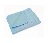 Genérico Pet Summer Bed Dog Cooling Ice Mat Cat Cold Extra, Compatible For All Size Puppy Supplies Accessories Washable Sofa Blanket(Light Blue,XL 100X70)