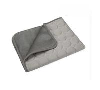 Genérico Pet Summer Bed Dog Cooling Ice Mat Cat Cold Extra, Compatible For All Size Puppy Supplies Accessories Washable Sofa Blanket(Grey,S 50X40)