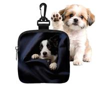 Genérico Pet Training Treat Pouches - 14x13x2cm, Portable Puppy Food Carrier Dog Treat Holder, Dog Training Treats Bag Waist Bag For Walking Camping Road Trip Travel Beach Outdoor