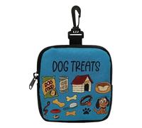 Genérico Pet Treat Pouch - Lightweight Puppy Treat Bag | Portable Waist Pack For Walking Small Medium Large Dogs, Waterproof PVC Training Pouch For Hiking Travel and Outdoor Adventures