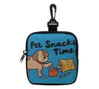 Genérico Pet Treat Pouch - Portable Waist Pack 15x12 cm | Small Dog Snack Storage Bag for Puppies Small Medium Large Dogs Outdoor Walking Travel Hiking Adventure Training