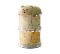 Genérico Pet Treat Storage - Airtight Food Container | 7.52 Inches PP | Portable Pet Snack Dispenser For Grains And Rice, Decorative Food-Grade Kitchen Organizer For Pellets And Travel Storage