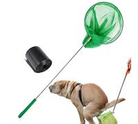 Genérico Pet Waste Scooper - Long Handle Poop Picker, Dog Pooper Scooper, Retractable Dog Cleanup Tool with 30 Bags | Portable Waste Collector for Backyard Sidewalk Park Camping Travel Hiking