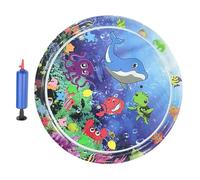 Genérico Pet Water Bed, Colorful Kid Play Mat, Lightweight Design Inflatable Pets Supplies with Inflator Portable Sensory Playing Cooling Relief for Hot Weather, Outdoor Use