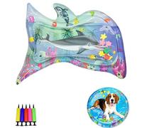 Genérico Pet Water Bed, Thickened Water Sensory Play Mat for Cats Dog, Non-Scratch Design for Self Play Feel Cool Comfort Washable Inflatable Playmat (L,27.5 * 19.6inch)