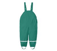Genérico Peto de lluvia infantil para niños y niñas impermeable con capucha chaqueta exterior ligera de nailon diseño práctico para juegos al libre repelente al agua y duradero (Green, 1-3 Years)