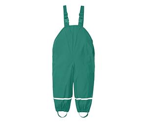 Genérico Peto de lluvia infantil para niños y niñas impermeable con capucha chaqueta exterior ligera de nailon diseño práctico para juegos al libre repelente al agua y duradero (Green, 140/XXL)