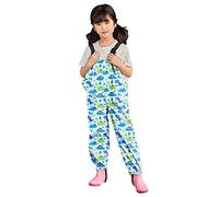 Genérico Peto Impermeable Nieve Lluvia para Niños Pequeños Mezcla Poliéster Elegante Diseño Exterior Abrigo Bebé Atractivo Día Nevado (Multicolor, 4-5 Years)