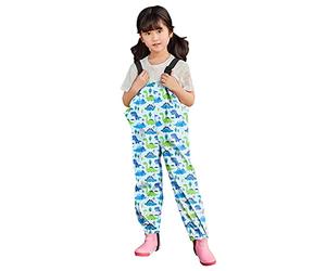 Genérico Peto Impermeable Nieve Lluvia para Niños Pequeños Mezcla Poliéster Elegante Diseño Exterior Abrigo Bebé Atractivo Día Nevado (Multicolor, 10-11 Years)