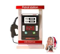Genérico Petrol Station - Kids Petrol Station | Pretend Play Refueling Pump with Sounds Educational Desktop Toy Simulation ABS Model for Boys & Girls, Early Learning, Birthday Gift