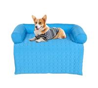 Genérico Pets Cooling Mat, Puppy Crate Cushion, Adorable Compact Pet Supplies, Kennel Washable Crate Bed with Pillow, Soft Non-Slip Coolings Pad for Puppies Cats Indoor Sleeping