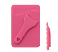 Genérico Phone Card Holder - Adhesive Wallet for Back of Smartphone | Slim Silicone Pocket with Strong Stick On Backing, Compact Minimal Design, Secure Everyday Carry Accessory